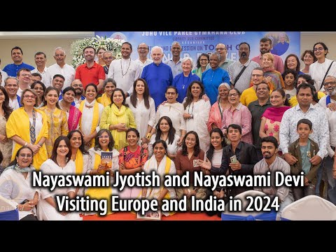 Nayaswami Jyotish and Nayaswami Devi Visiting Europe and India in 2024