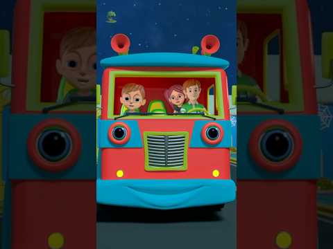 Spooky Garbage Truck Wheels Ride on Halloween #viral #trending #popular #shorts #trending #ytshort