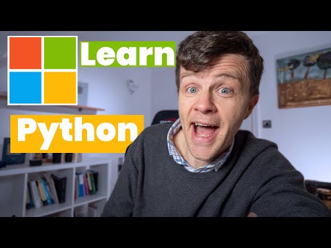 Microsoft has courses on Python. And they're free!