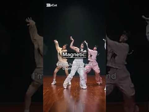 Who is the hardest hand choreography,For you ? #magnetic #naughty #holdontight #aespa #illit #viral