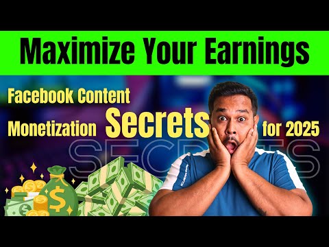 How to Earn Money From Facebook Content Monetization 💰 How to Earn Money From Facebook Page 2025