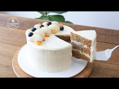 Eggless Moist Earl Grey Cake