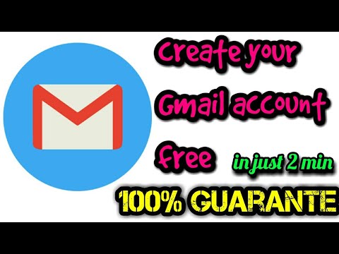 Create your own personal Gmail account in free trick 2018 ||