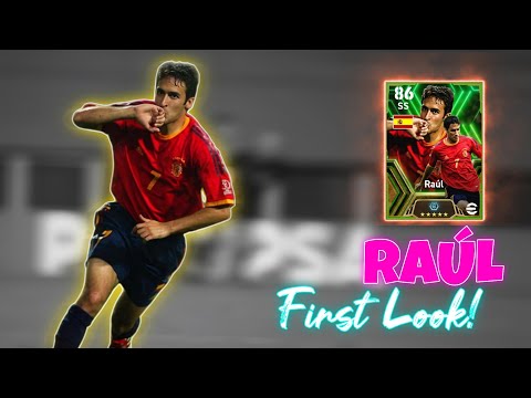 🔥 THE SPANISH LEGEND 🔥 RAUL GONZALEZ | Dribbling Skills, Goal Highlights, Celebrations | eFootball |