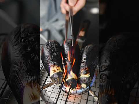 焼き茄子でソースを作るワンランク上の冷製パスタがこちらです #shorts