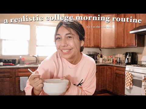 my *super realistic* college morning routine 2021!! | san jose state university