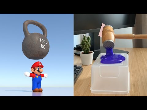 Super Mario Vs 1000 kg 🙃 - SFX build the scenes!