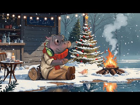 Snowy Christmas Day 🎄 Chill Lofi Hip-Hop Beats to Calm, Relax, Chill, Sleep