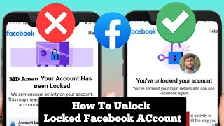 Your account has been locked facebook . How to unlock facebook account 2023