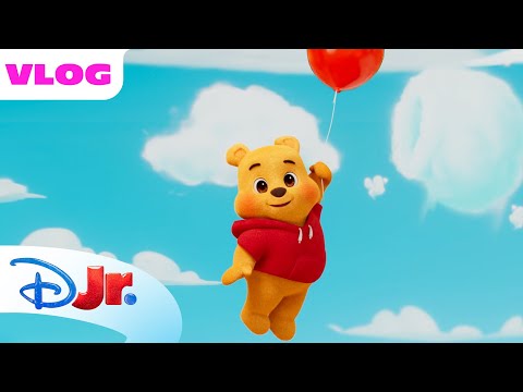 Winnie the Pooh Floats On a Balloon 🎈 | Me & Winnie the Pooh | @disneyjr