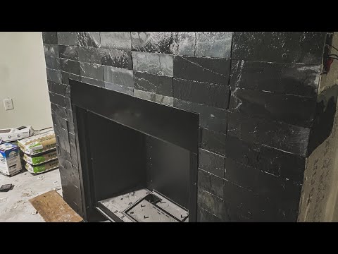 DIY Slate Fireplace - Why is it so hard to find reliable trades these days?