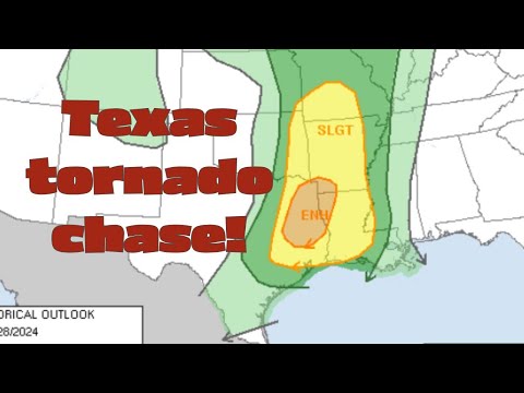 LIVE Storm Chasing in Tornado Alley - NE Texas