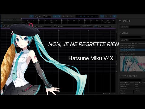 Hatsune Miku - Non, Je ne regrette rien -VOCALOID6