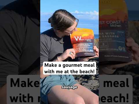 Make a #westcoastkitchen #freezedried meal with me! #backpacking #freezedriedfood #hiking #beach