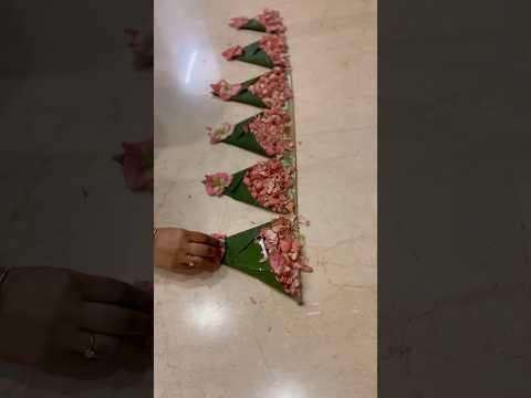 Unique Banana Leaf Thoranam # Festival Magic #Handcrafted Art #Divin#Viralvideo