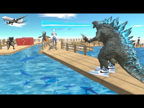 Epic Deathrun: Angry Godzilla 2014 vs Monster Zilla to Rescue King Kong