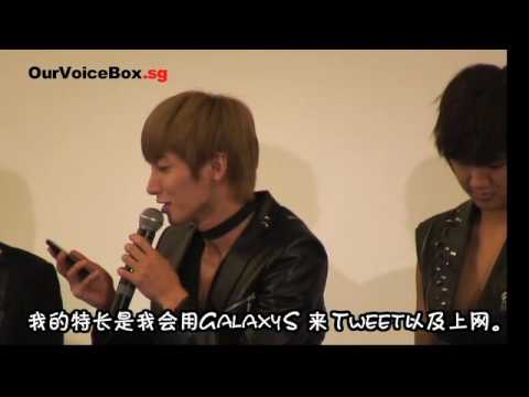 [SUBBED] Super junior @ Singapore Press Conference 06062010