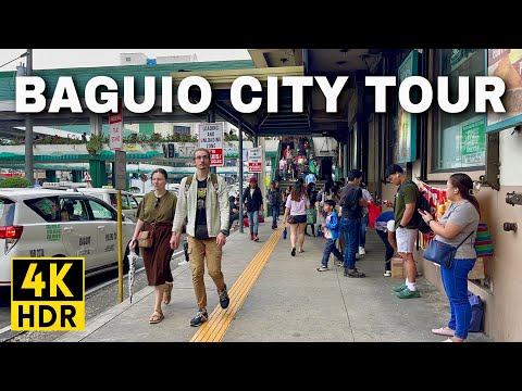 Baguio City Streets on Sunday! | A Colorful Walking Tour in the Most Popular City of the North!