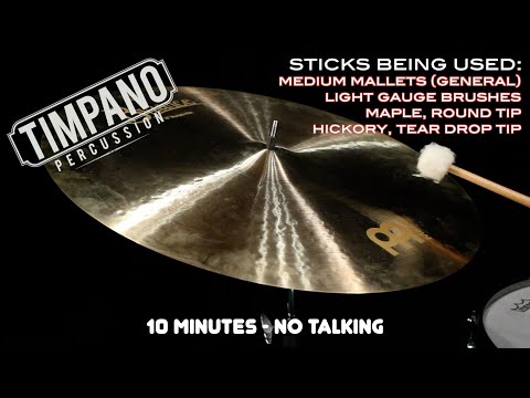 10 Minutes with - Meinl Byzance Jazz Big Apple 22in Ride