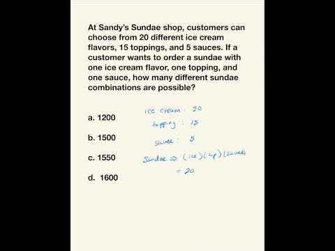 How Many Different Combinations | Combination Math Problem