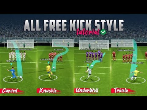 All Types of Free Kick in efootball 2025 Mobile [Tutorial]