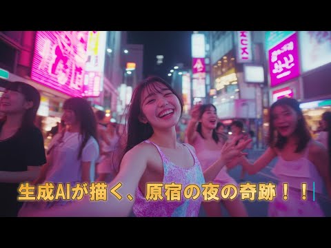 Dancing in Harajuku at night       編集B