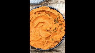 Have you ever had SAVORY Mashed Sweet Potatoes? #shorts