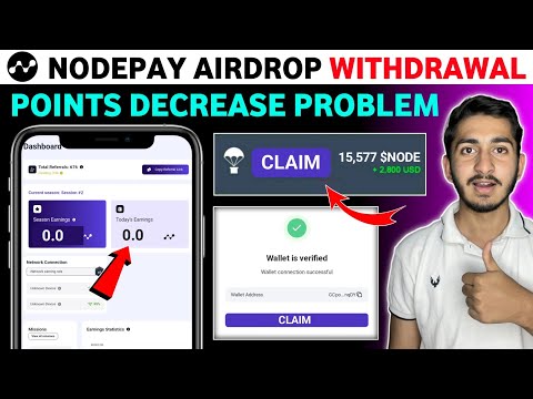 Nodepay Airdrop points decrease problem | Nodepay Airdrop listing date | Nodepay wallet connect