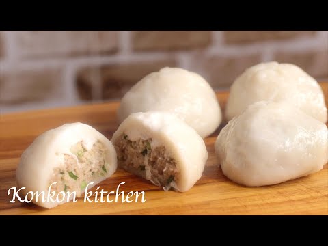 No steamer! How to make rice-flour buns in a frying pan