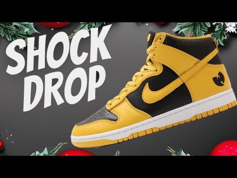 SHOCK DROP EXCLUSIVE DROP WU TANG DUNKS!