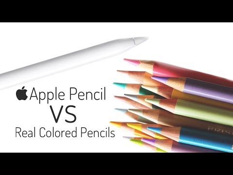 Apple Pencil vs Real Colored Pencils