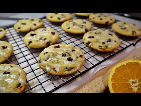 Orange Cranberry Cookies | Soft and Chewy