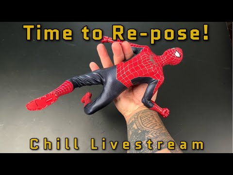 Re-Posing Figures for display! | Livestream/Hangout |