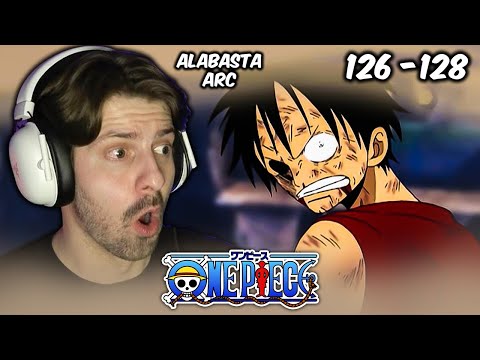 Luffy Defeats Crocodile!  ONE PIECE REACTION - Episodes 126-128 Alabasta Arc