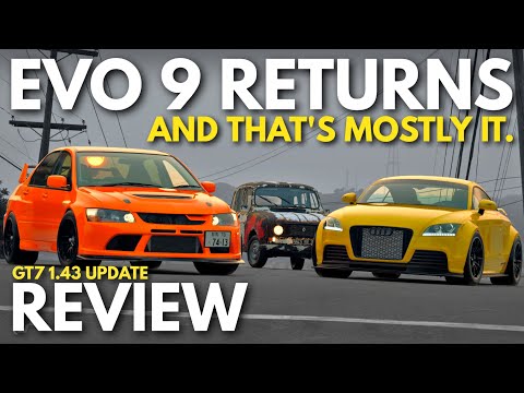 Evo IX Returns, But What Else?...| GT7 1.43 February Update Review | Cars, Events, Scapes & Swaps