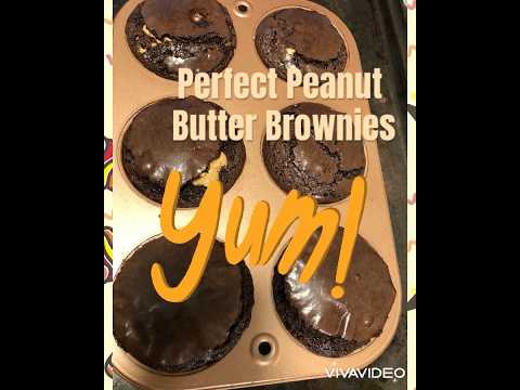 Peanut Butter Brownies hacked‼️#recipe # peanut butter #brownie