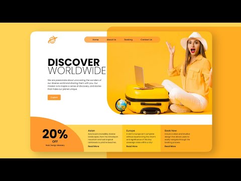 How to Build Travel Website From Scratch Using HTML CSS JavaScript