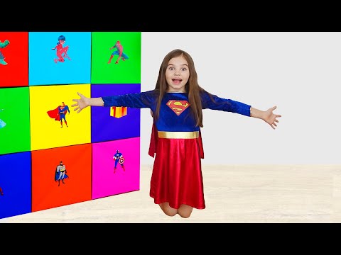 Pretend Play Magical Super Hero Cube Box and other funny stories of Nick and Poli