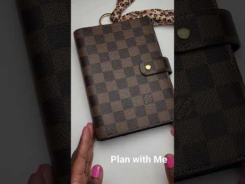 Plan with Me| Louis Vuitton Agenda MM Weekly Setup