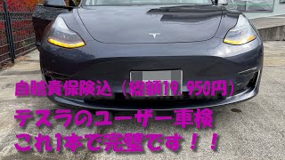 テスラのユーザー車検！これ1本ですべてわかります。