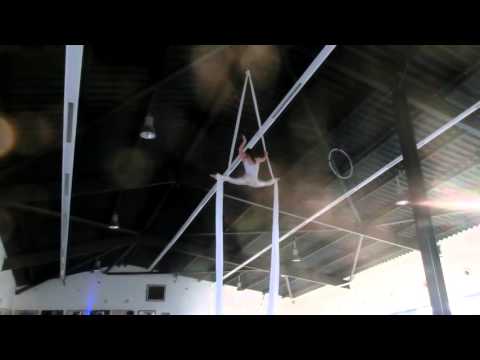 The Silverstone Racetrack  - An Aerial Silks Act