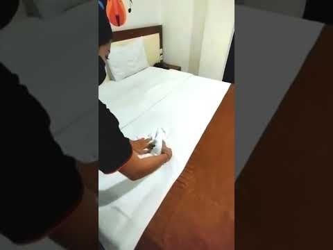 How to folding towel "bunga"