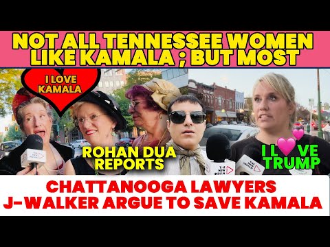 WATCH:Tennessee Women Love Kamala,Trump Both| Voting Day| US #viralvideo #tennessee #usa| Rohan Dua