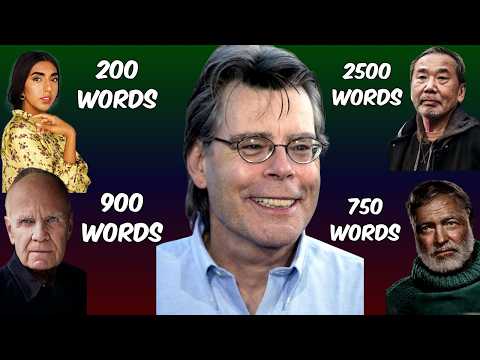 Stephen King On How Much You Should Write Per Day