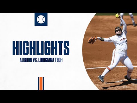 Auburn Softball Highlights vs Louisiana Tech (1)