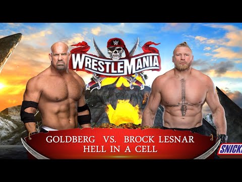 GOLDBERG VS. BROCK LESNAR-HELL IN A CELL