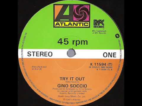 Gino Soccio  - Try It Out Original 12'' Version