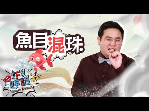 「魚目混珠」跟以假乱真有什麽關係？ 《吓咩話》告訴你這個成語的由來 Canto Memes: How to say "Pretend Something is Real" in Cantonese?