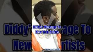 Diddy’s Message To New York Artists #diddy #puffdaddy #puff #newyorkartist #newyorkrappers#nyhiphop