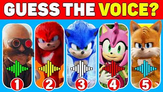 Guess the Sonic the Hedgehog 3 Characters by Their Voice - Fun Challenge! 🦔